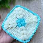 Granny Square Puff Stitch Crochet Pattern - Easy Puff Stitch Pattern - Hand Trendy