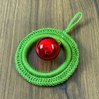Handmade Wreath Crochet Pattern PDF - Festive Ornament with Bauble PDF - Hand Trendy