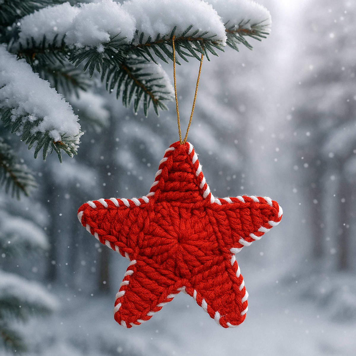 Crochet Star Pattern PDF – Holiday Ornaments & Christmas Decor DIY - Hand Trendy