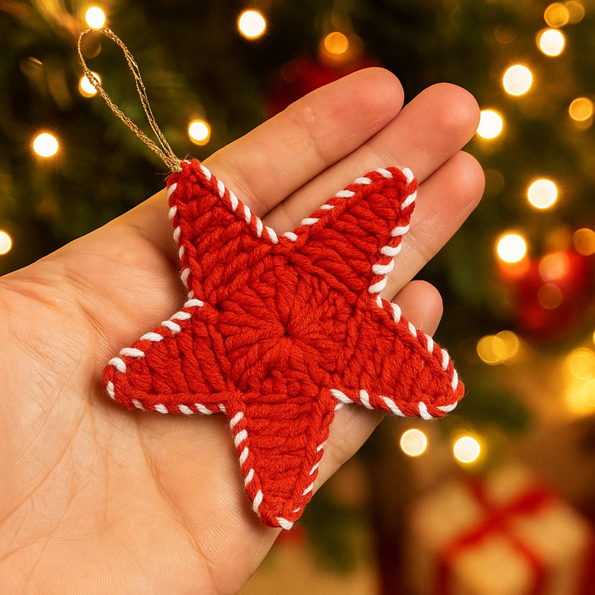 Crochet Star Pattern PDF – Holiday Ornaments & Christmas Decor DIY - Hand Trendy