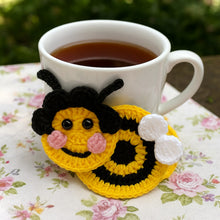 Crochet Bee Applique Pattern PDF, Cute Bumblebee Motif Design, Kids Bag Patch, Spring Nursery Decor Tutorial