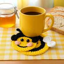 Crochet Bee Applique Pattern PDF, Cute Bumblebee Motif Design, Kids Bag Patch, Spring Nursery Decor Tutorial