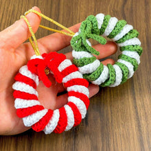 8 Crochet Christmas Wreath Patterns Bundle PDF, Holiday Ornament Pattern Set, Instant Download Discount Pack
