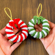 8 Crochet Christmas Wreath Patterns Bundle PDF, Holiday Ornament Pattern Set, Instant Download Discount Pack