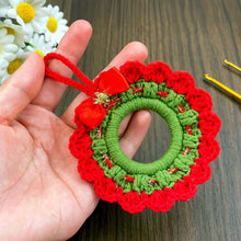 8 Crochet Christmas Wreath Patterns Bundle PDF, Holiday Ornament Pattern Set, Instant Download Discount Pack
