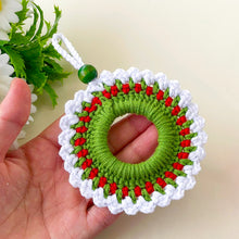 8 Crochet Christmas Wreath Patterns Bundle PDF, Holiday Ornament Pattern Set, Instant Download Discount Pack
