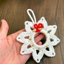 8 Crochet Christmas Wreath Patterns Bundle PDF, Holiday Ornament Pattern Set, Instant Download Discount Pack