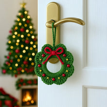 8 Crochet Christmas Wreath Patterns Bundle PDF, Holiday Ornament Pattern Set, Instant Download Discount Pack