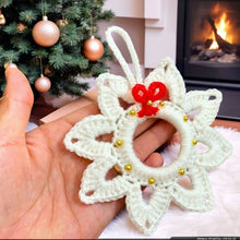 8 Crochet Christmas Wreath Patterns Bundle PDF, Holiday Ornament Pattern Set, Instant Download Discount Pack