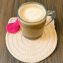 Crochet Coaster Pattern, Animal Coaster Crochet Pattern PDF, Cat Coaster Crochet, Easy Mug Rug Pattern, Cute Cat with Bow Coaster