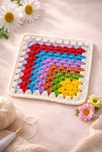 Crochet Granny Square Pattern PDF For Blanket Pillow Bag And Home Decor Projects