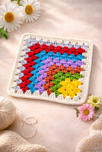 Crochet Granny Square Pattern PDF For Blanket Pillow Bag And Home Decor Projects