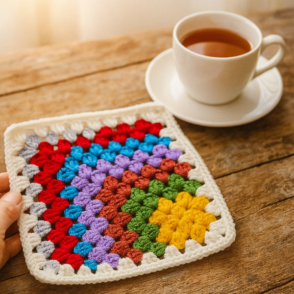 Crochet Granny Square Pattern PDF For Blanket Pillow Bag And Home Decor Projects