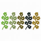 Crochet Leaf Branch Pattern PDF, Decorative Vine Applique Botanical Motif Tutorial, English & German