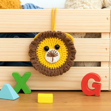 Crochet Lion Applique PDF Pattern, Animal Face Motif Design, Nursery Decor Craft, Baby Gift Idea, Handmade Crochet Accessory
