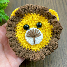 Crochet Lion Applique PDF Pattern, Animal Face Motif Design, Nursery Decor Craft, Baby Gift Idea, Handmade Crochet Accessory