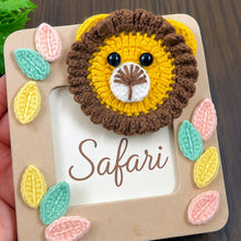 Crochet Lion Applique PDF Pattern, Animal Face Motif Design, Nursery Decor Craft, Baby Gift Idea, Handmade Crochet Accessory