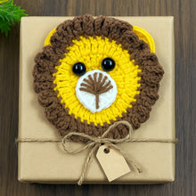 Crochet Lion Applique PDF Pattern, Animal Face Motif Design, Nursery Decor Craft, Baby Gift Idea, Handmade Crochet Accessory