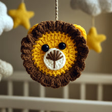 Crochet Lion Applique PDF Pattern, Animal Face Motif Design, Nursery Decor Craft, Baby Gift Idea, Handmade Crochet Accessory