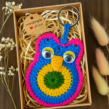 Crochet Owl Keychain Pattern PDF, Cute Amigurumi Bird Charm Design, Kids Backpack Accessory, Handmade Keyring Tutorial