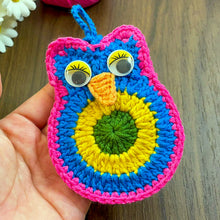 Crochet Owl Keychain Pattern PDF, Cute Amigurumi Bird Charm Design, Kids Backpack Accessory, Handmade Keyring Tutorial