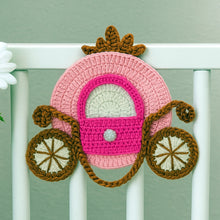Crochet Princess Carriage Pattern PDF Nursery Wall Decor Baby Room Hanging Tutorial