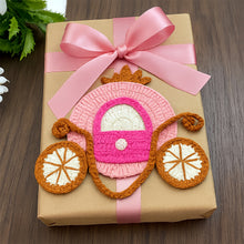 Crochet Princess Carriage Pattern PDF Nursery Wall Decor Baby Room Hanging Tutorial