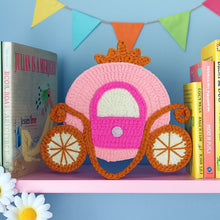 Crochet Princess Carriage Pattern PDF Nursery Wall Decor Baby Room Hanging Tutorial
