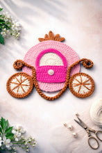 Crochet Princess Carriage Pattern PDF Nursery Wall Decor Baby Room Hanging Tutorial