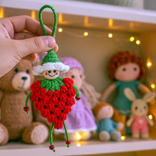 Crochet Strawberry Doll Pattern PDF, Amigurumi Keychain Tutorial, Cute Fruit Girl Ornament, Handmade Bag Charm Design