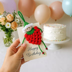 Crochet Strawberry Doll Pattern PDF, Amigurumi Keychain Tutorial, Cute Fruit Girl Ornament, Handmade Bag Charm Design