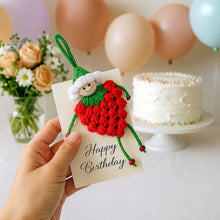 Crochet Strawberry Doll Pattern PDF, Amigurumi Keychain Tutorial, Cute Fruit Girl Ornament, Handmade Bag Charm Design