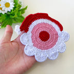 Crochet Santa Coasters Pattern - Festive Decor - Adorable Christmas Decor for Home and Coffee Lovers - Hand Trendy