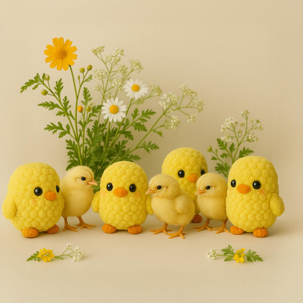 Amigurumi Chick Crochet Pattern, Plush Baby Chick PDF, DIY Easter Chicken Toy - Hand Trendy