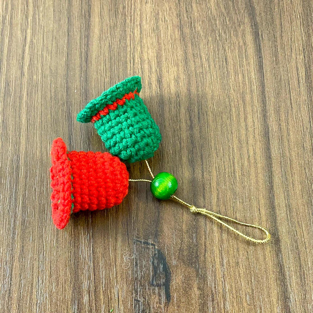 Mini Crochet Christmas Bells PDF Pattern - Handmade Small Bell Decorations - Hand Trendy