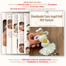 Handmade Yarn Angel Doll PDF Pattern, DIY Faith-Inspired Decoration - Hand Trendy