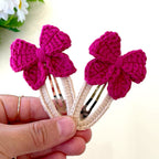 Crochet Butterfly Hair Clip PDF Pattern– DIY Bow Barrette for Girls - Hand Trendy