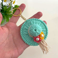 Crochet Mini Hat Pattern - Miniature Vacation Straw Hat - Tiny Crochet Ornaments
