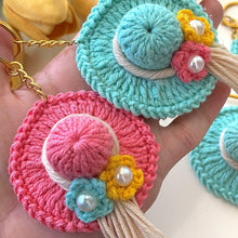Crochet Mini Hat Pattern - Miniature Vacation Straw Hat - Tiny Crochet Ornaments