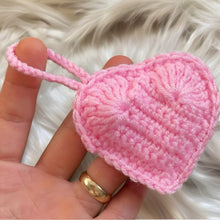 Valentine's Day Crochet Heart Keychain | Cute Amigurumi Heart Pattern | Unique Gift for Her or Couples | Easy Beginner Crochet