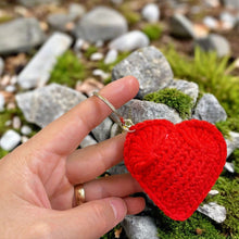 Valentine's Day Crochet Heart Keychain | Cute Amigurumi Heart Pattern | Unique Gift for Her or Couples | Easy Beginner Crochet