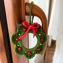Christmas Crochet Wreath Pattern - Christmas Tree Decoration - Christmas Ornament Pattern | Easy PDF for Beginners