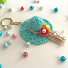 Crochet Mini Hat Pattern - Miniature Vacation Straw Hat - Tiny Crochet Ornaments