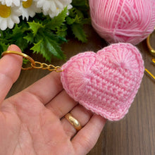 Valentine's Day Crochet Heart Keychain | Cute Amigurumi Heart Pattern | Unique Gift for Her or Couples | Easy Beginner Crochet