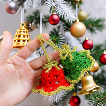 Too Flashy Xmass Crochet Bell Pattern - Mini Xmass Bells Ornament Winter Crochet Decor PDF Tutorial
