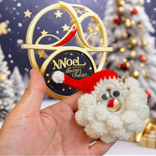 Crochet Santa Claus Face Applique - Crochet Xmas Tree Decor - Beginner-Friendly Crochet Santa Claus Pattern