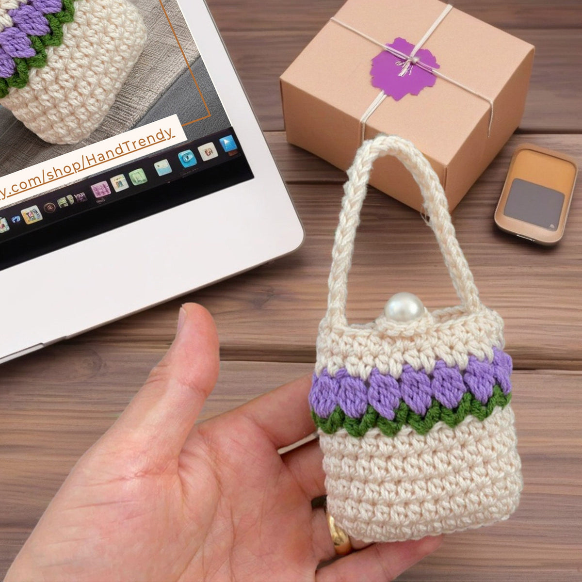 AirPod Pro Case Pattern PDF - Beginner Friendly - PDF Tutorial for Custom Earphone Case - Hand Trendy