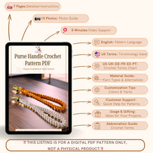 Purse Handle Crochet Pattern PDF - Beginner-Friendly Wallet Strap Design - Crochet Cord Bag Strap Pattern