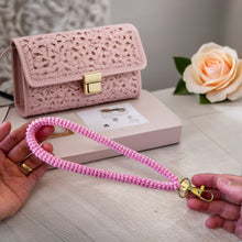 Crochet Cord For Wallet Handle Pattern PDF - Simple Crochet Bag Strap Design - Beginner Bag Cord Tutorial For Your Handmade Diy Project