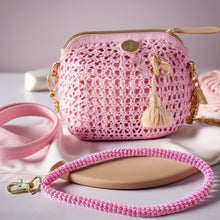 Crochet Cord For Wallet Handle Pattern PDF - Simple Crochet Bag Strap Design - Beginner Bag Cord Tutorial For Your Handmade Diy Project